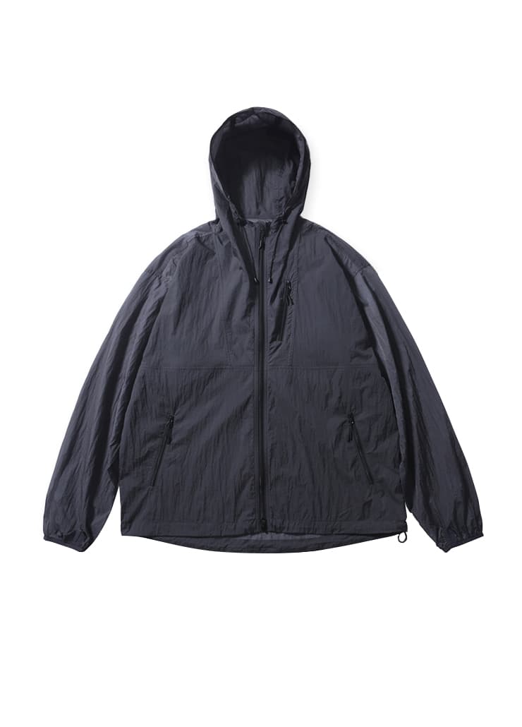 LIGHT WEIGHT WIND JACKET (CHARCOAL)
