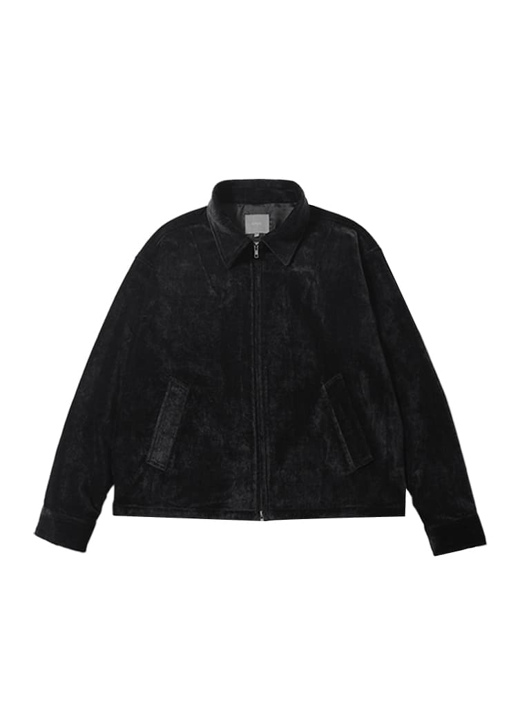 SUPPLE VELVET BLOUSON (BLACK)