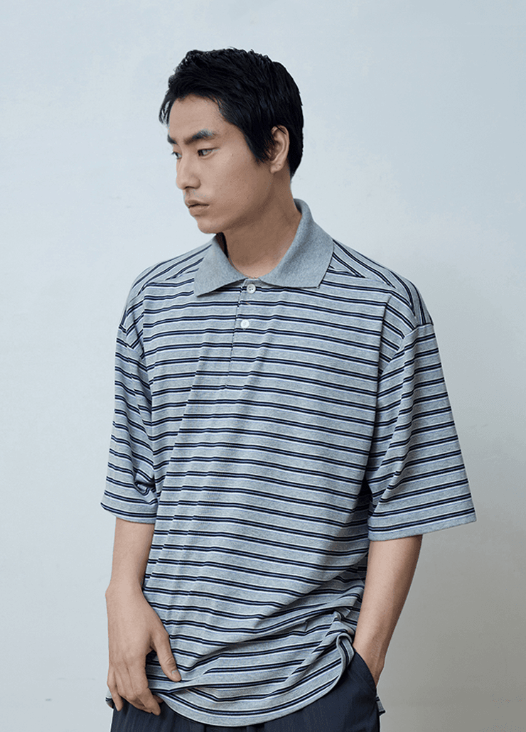 BROOKLYN STRIPE COLLAR SHIRTS