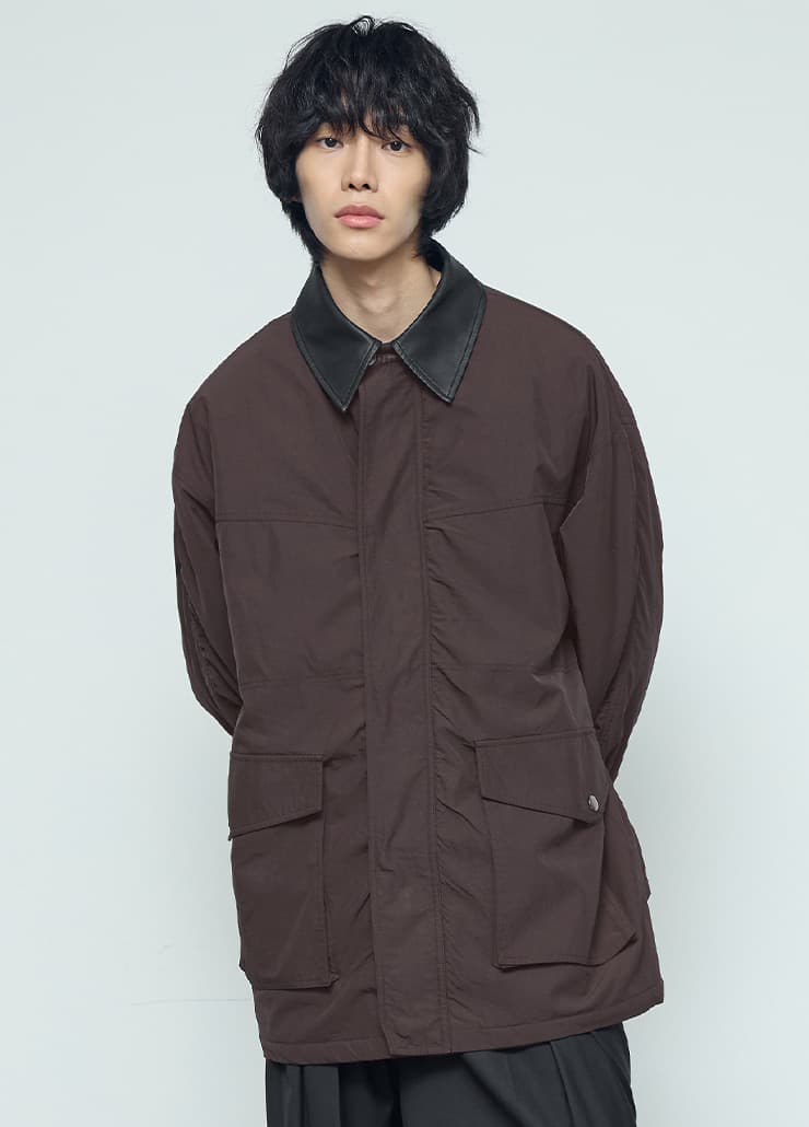 MA-1 HALF COAT JUMPER (BROWN)