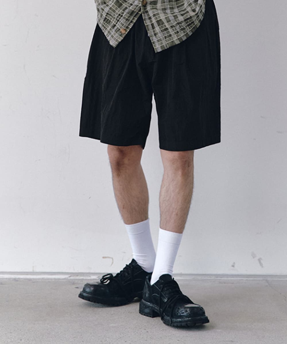 BERMUDA ONE TUCK SHORTS (5 color)