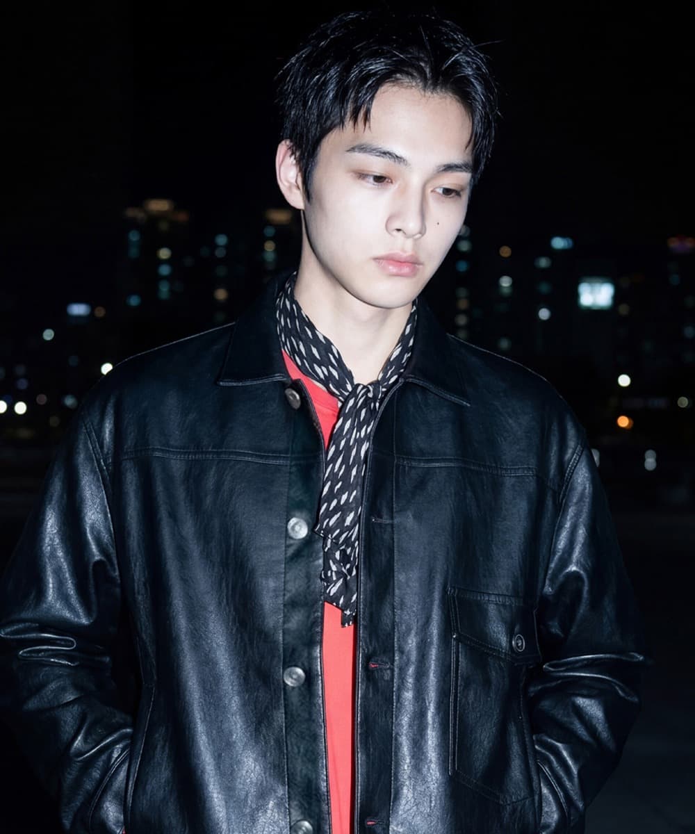 IRREGULAR CIRCLE SCARF (BLACK)