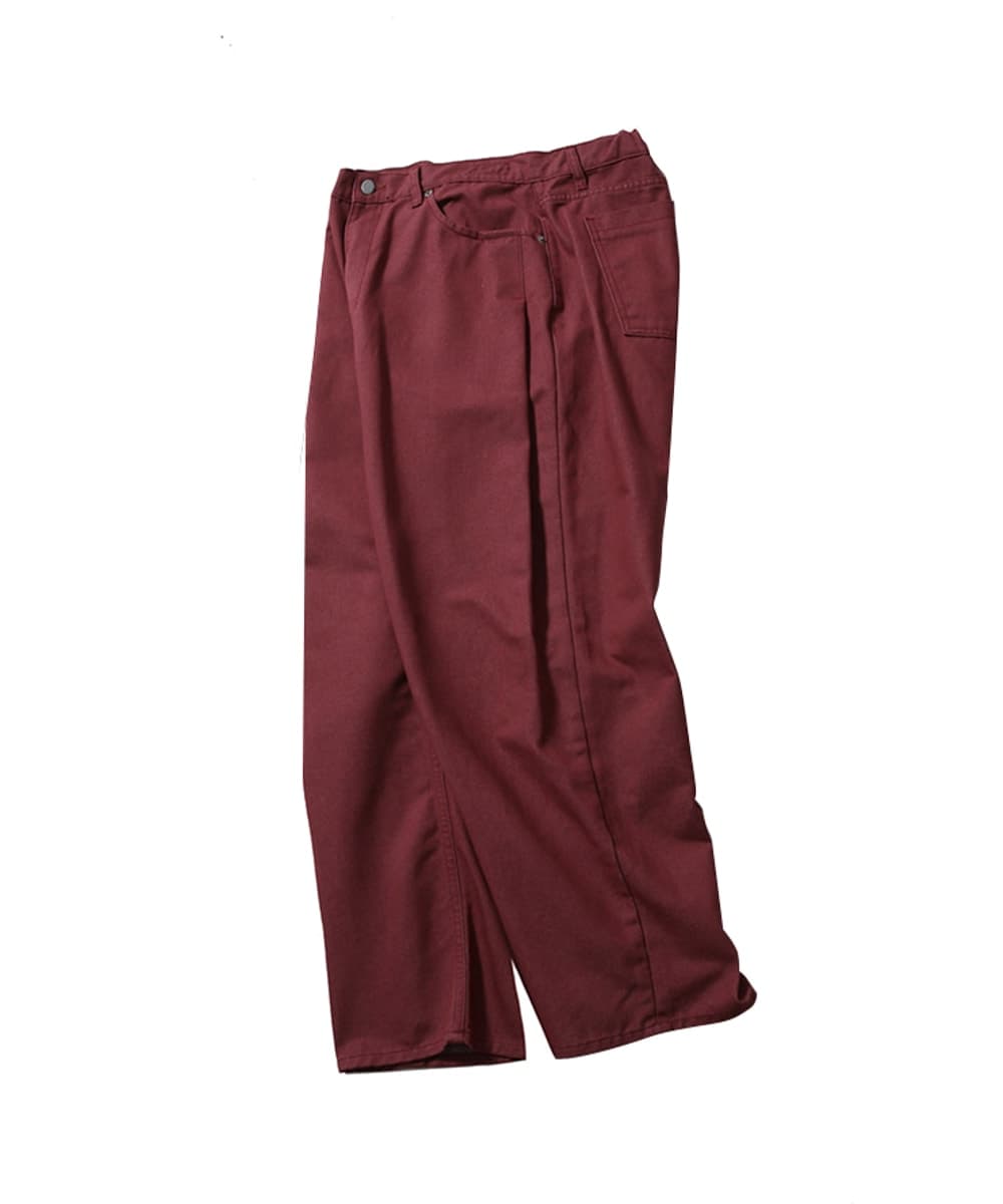 VENICE SIDE TUCK DENIM PANTS (NON FADE PINK)