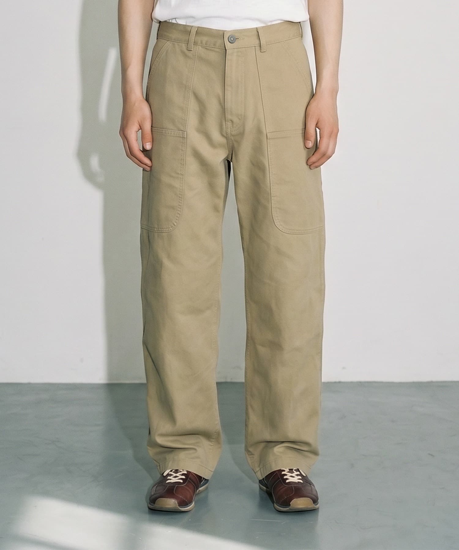 6P FATIGUE PANTS (BEIGE WASHED)