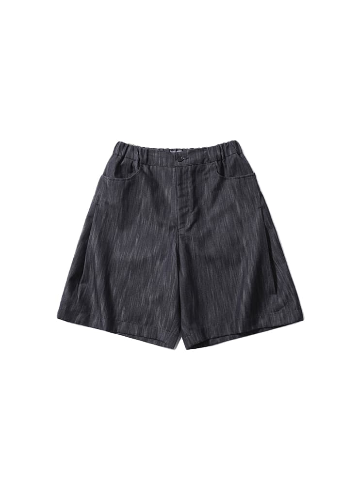 VENICE SIDE TUCK DENIM SHORTS (NON FADE INDIGO)