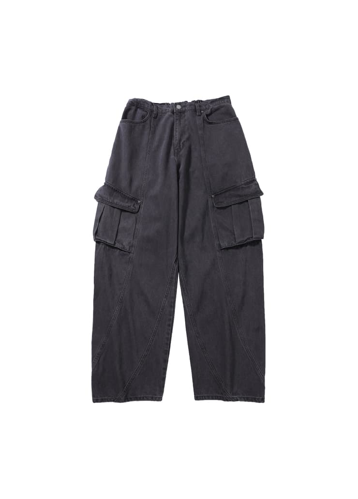 CURVED CARGO CUTTING LINE PANTS