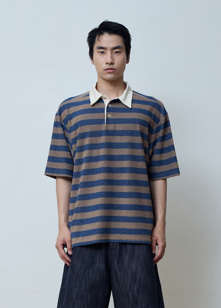 OVERSIZED BOUCLE RUGBY T-SHIRTS