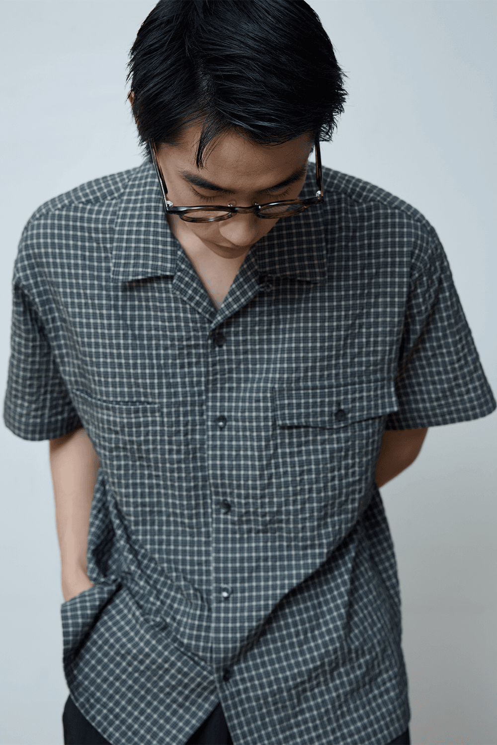 UB 2 POCKET OPEN COLLAR SHIRTS