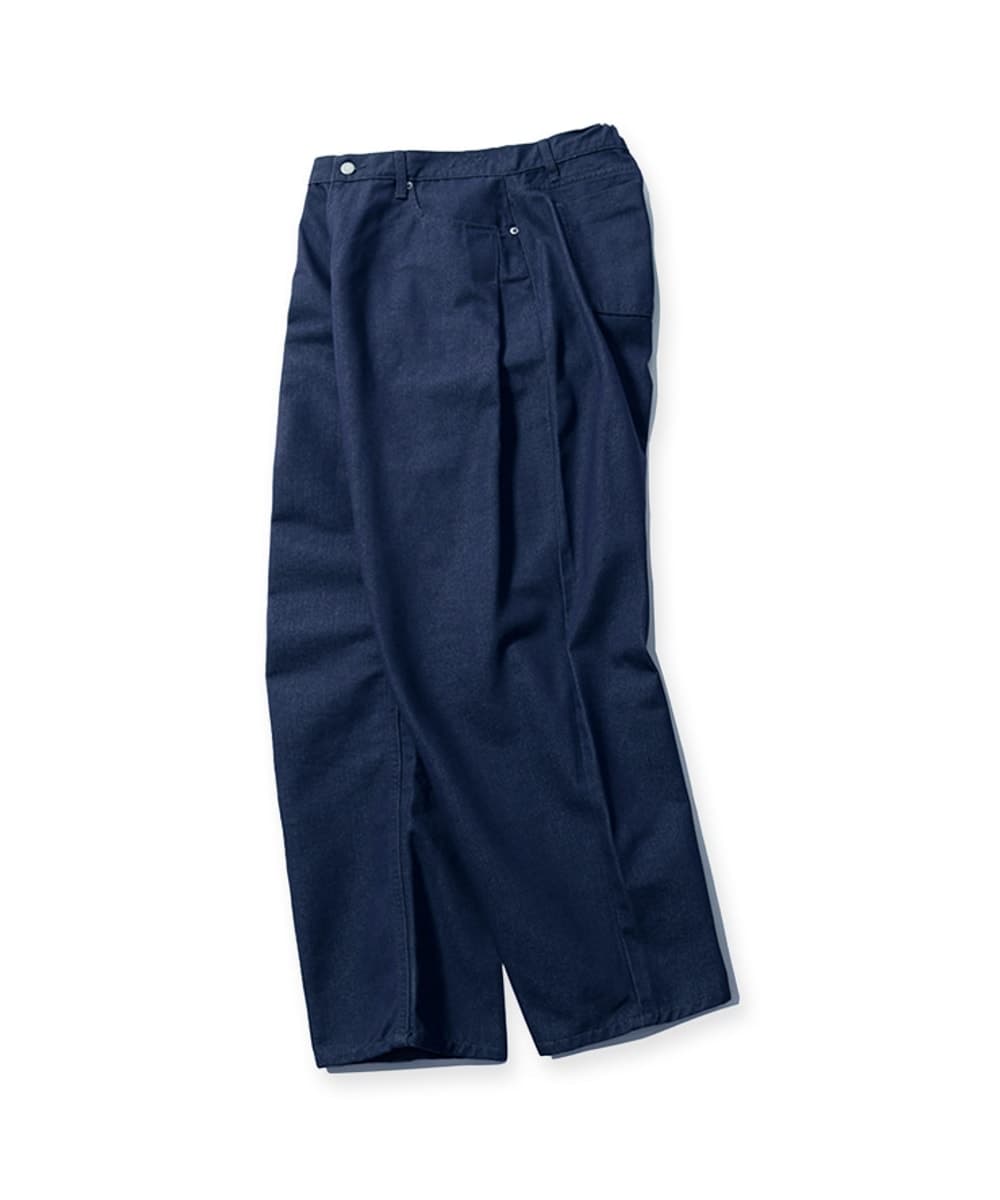 VENICE SIDE TUCK DENIM PANTS (NON FADE MEDIUM INDIGO)