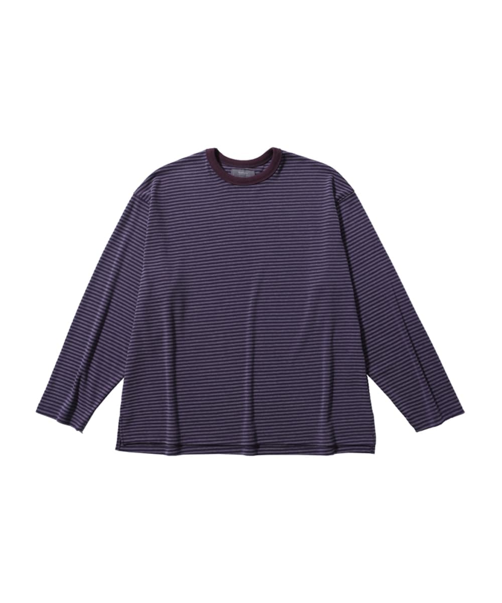 DUSTY STRIPE LONG SLEEVE (PURPLE)