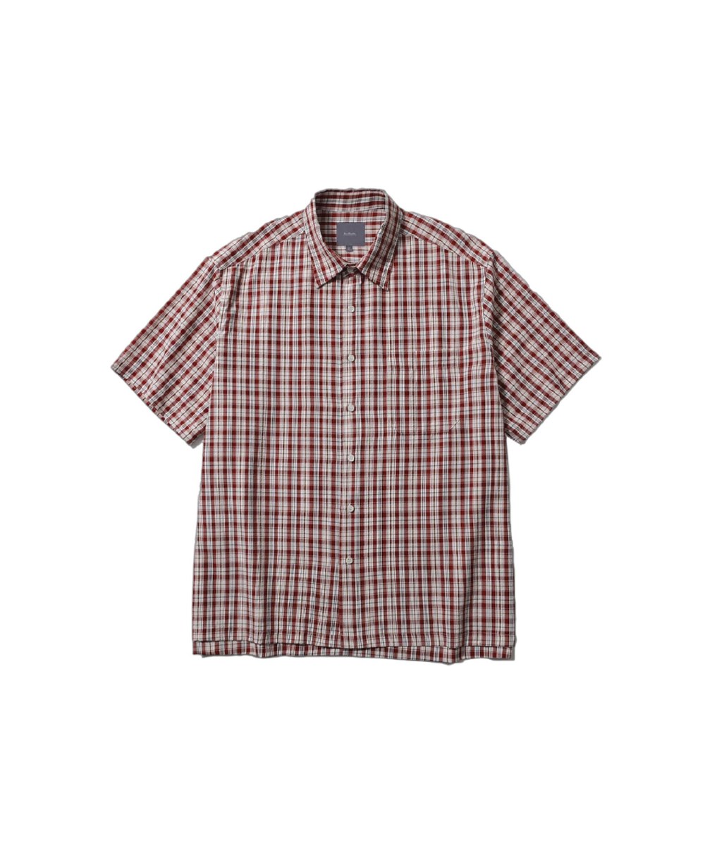 FLORIDA HALF SLEEVE SHIRT (RED CHECK)